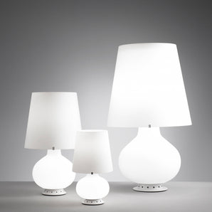 Fontana Medium Table Lamp - White
