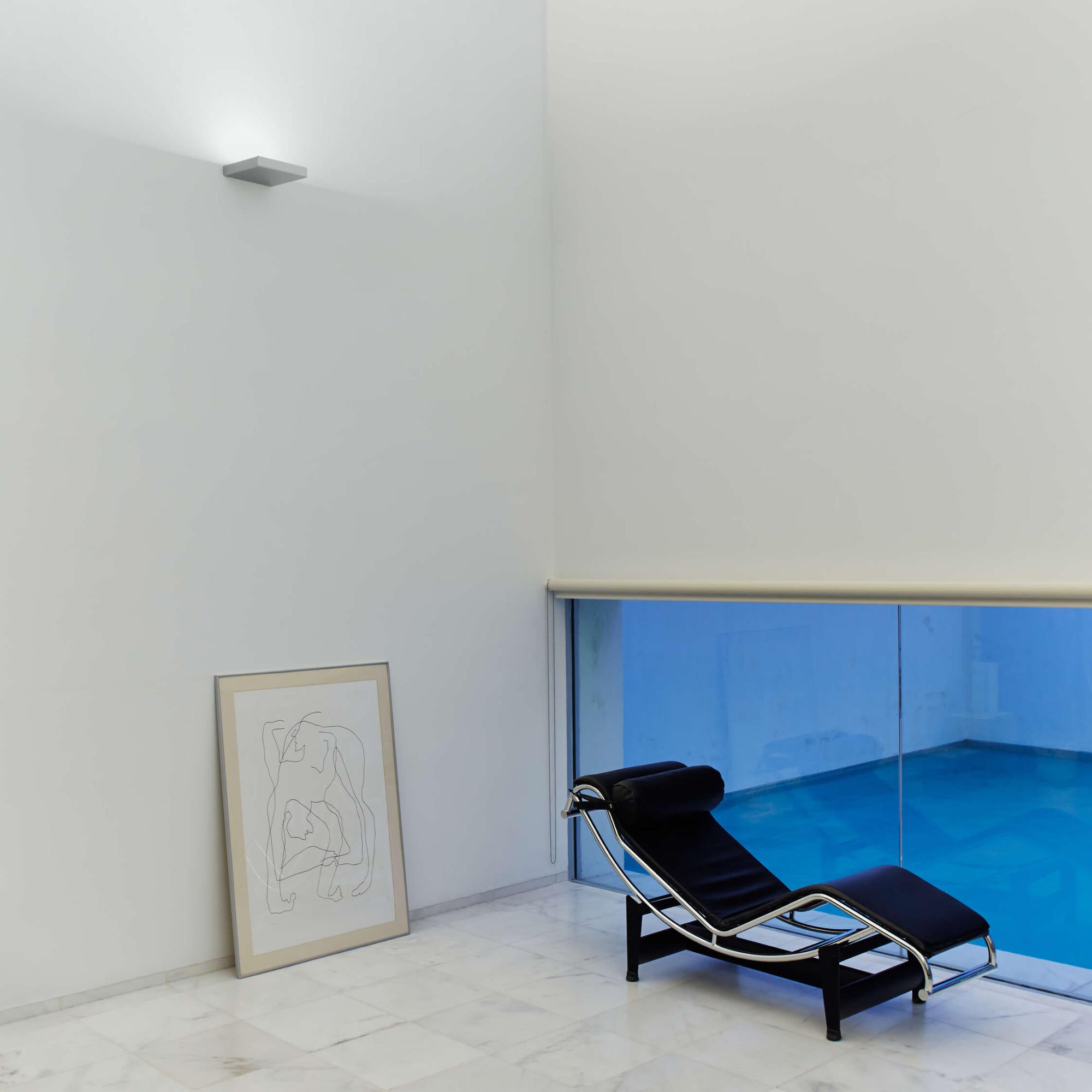 Fort Knox LED Mini Wall Lamp - Aluminium-2