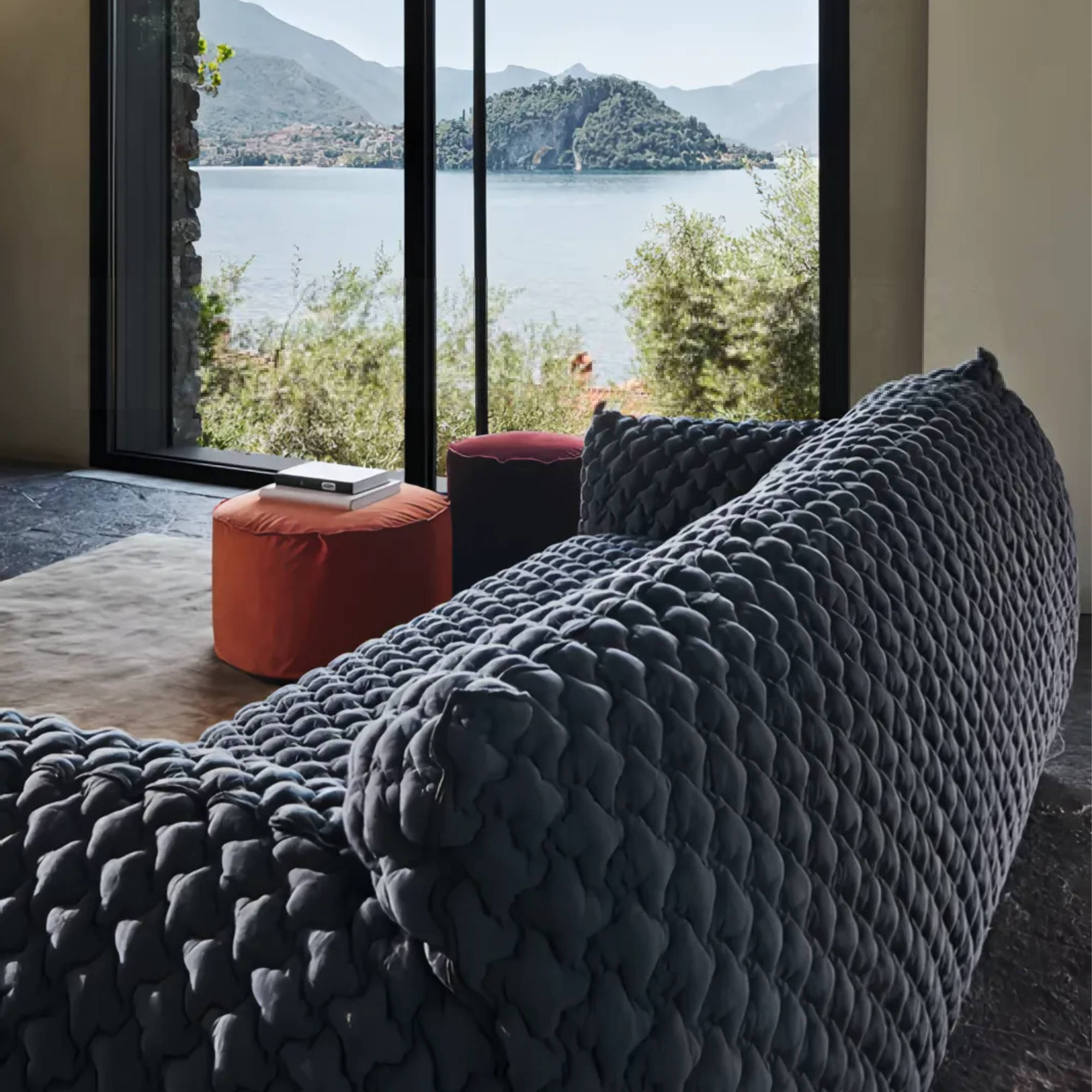 Brick 18 Pouf - Fabric C (Minu Mattone)-2