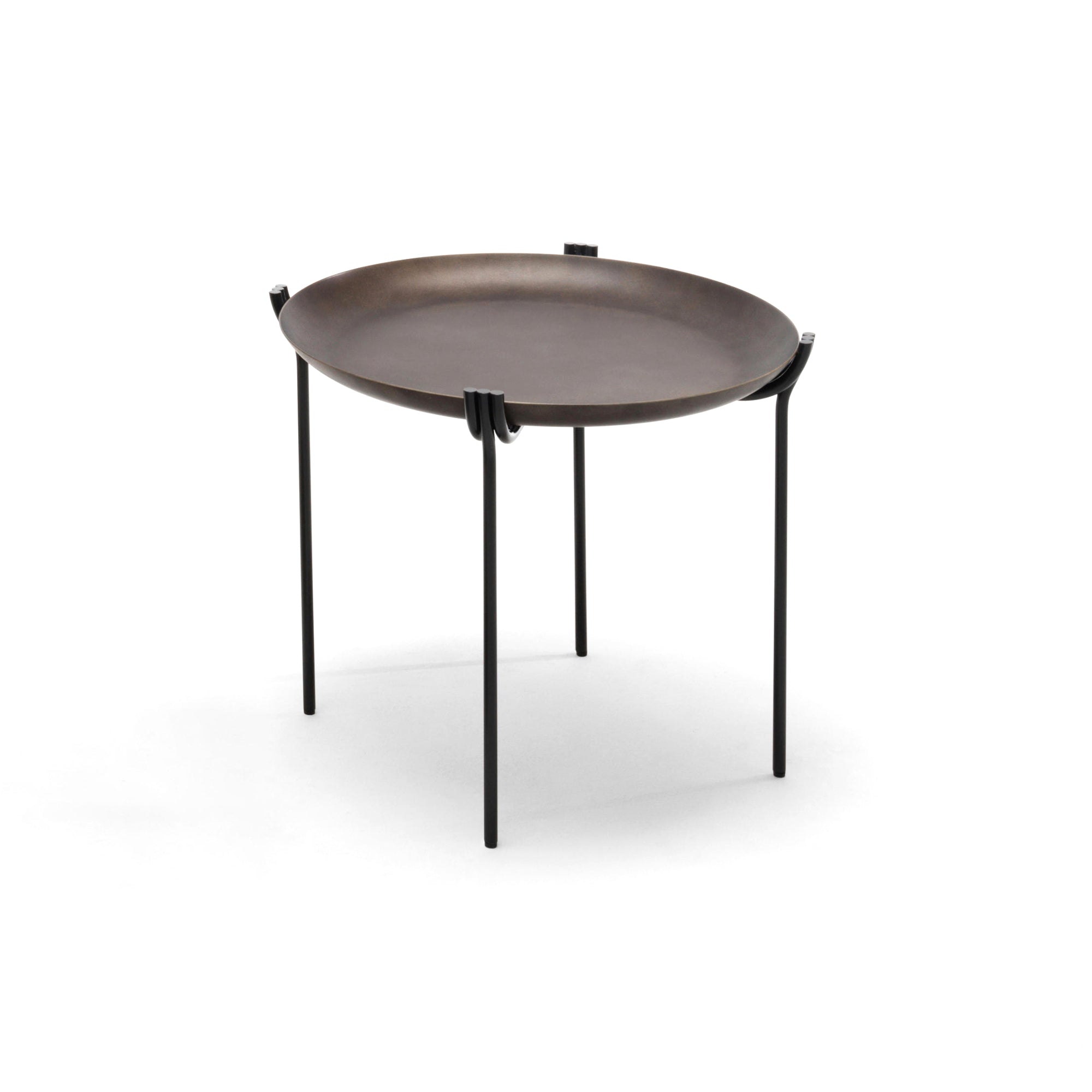 Geo 2038GB Side Table - Grey/Delabre Bronze-1