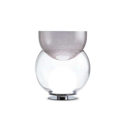 Giova Large Table Lamp - Chrome/Pink