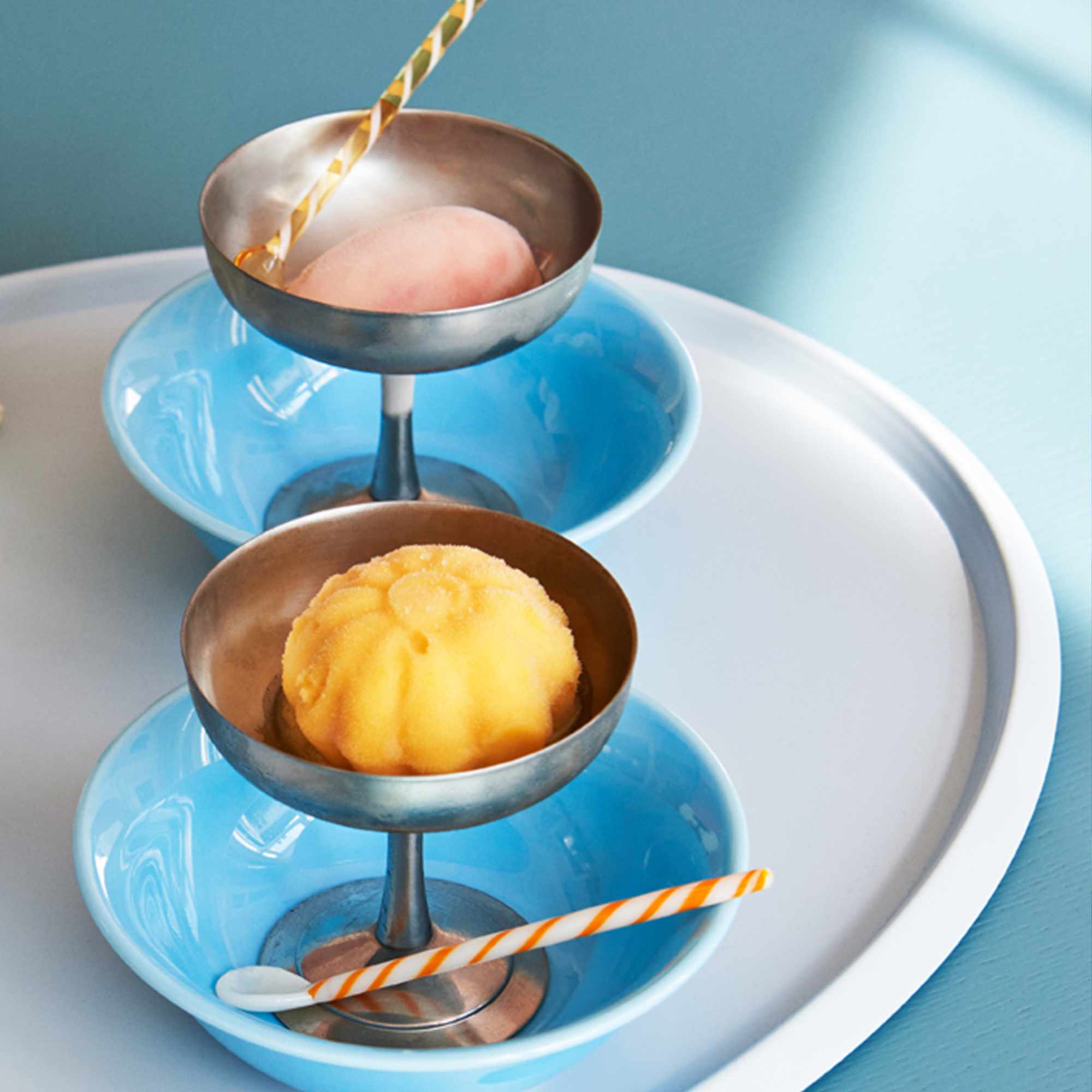 Glass Spoons Spice (Set of 3) - Amber/Light Pink/White-5