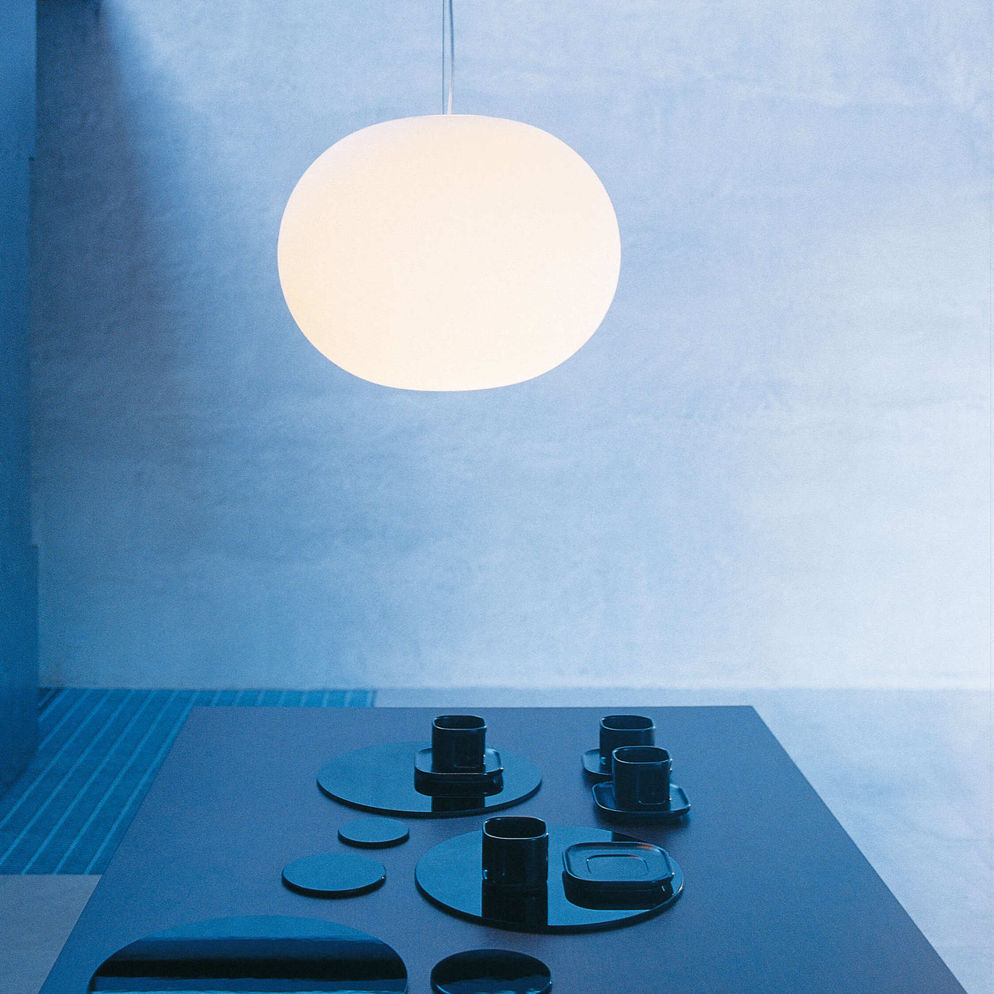 Glo-Ball Suspension 1 Lamp - White-3