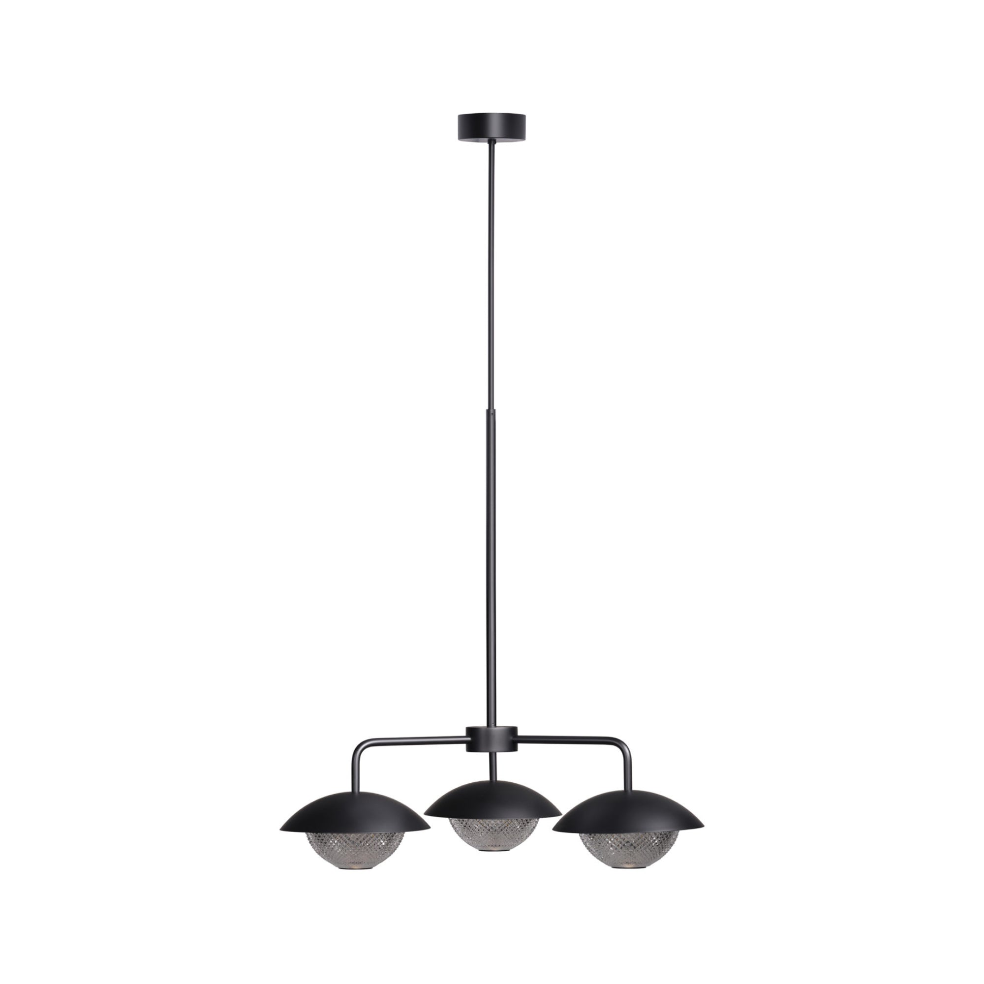Grace 3 1450 Pendant Lamp - Black/Crystal Class-1