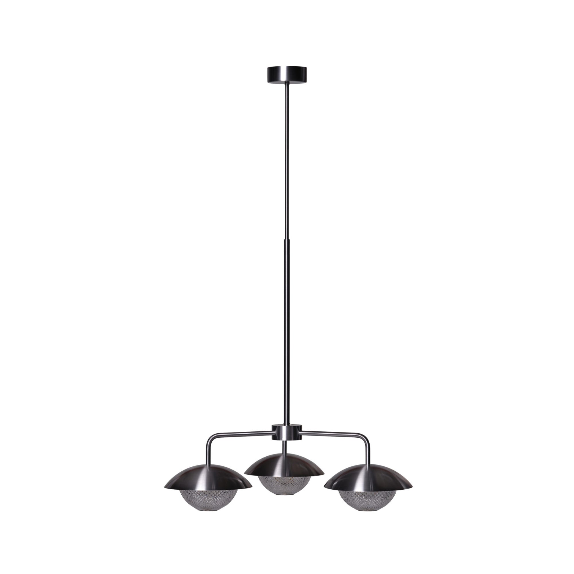 Grace 3 1450 Pendant Lamp - Steel/Crystal Class