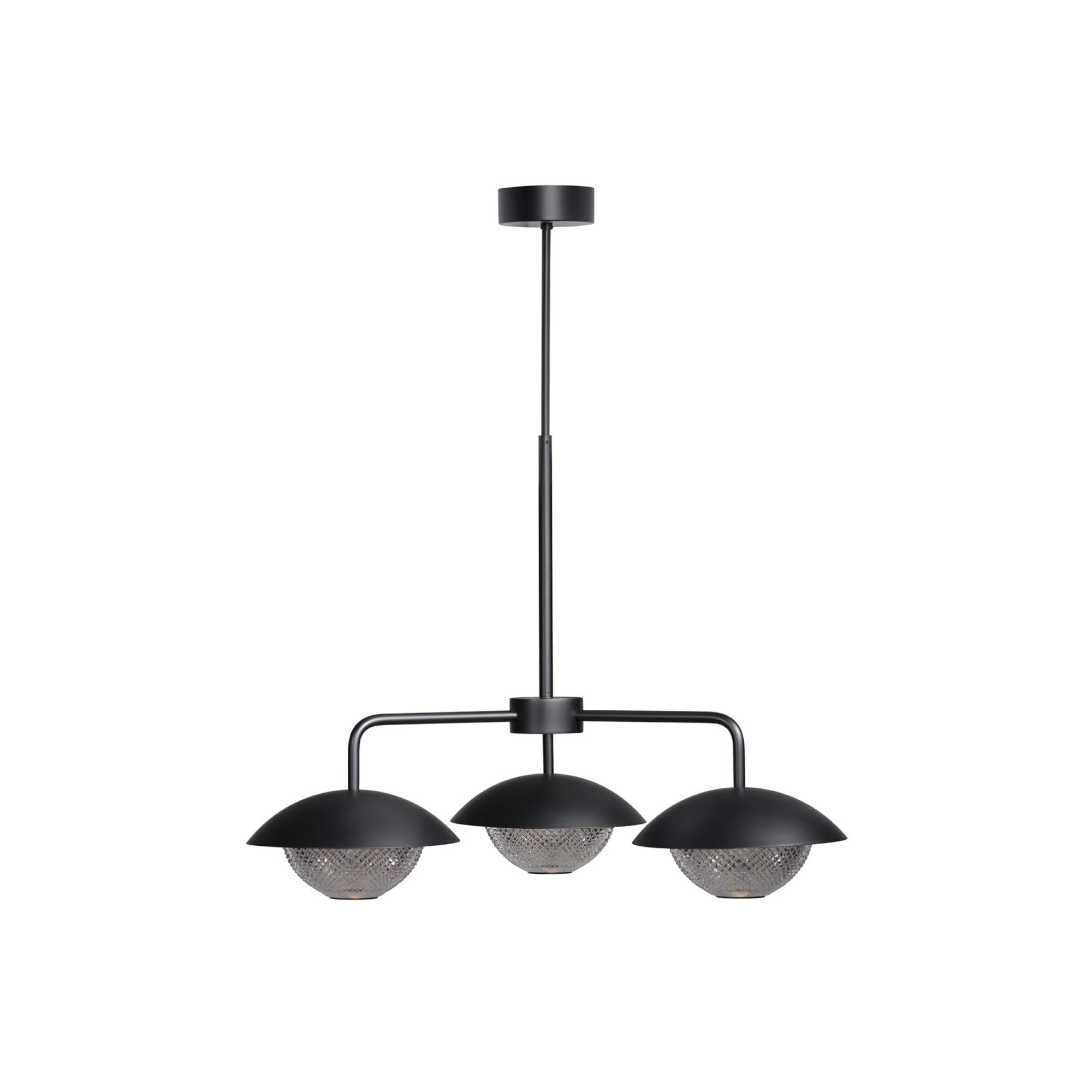 Grace 3 850 Pendant Lamp - Black/Crystal Class-1