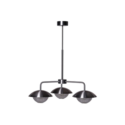 Grace 3 850 Pendant Lamp - Steel/Crystal Class