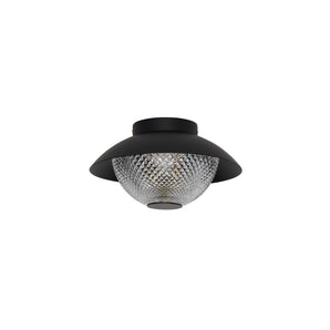 Grace Ceiling/Wall Lamp - Black/Crystal Glass