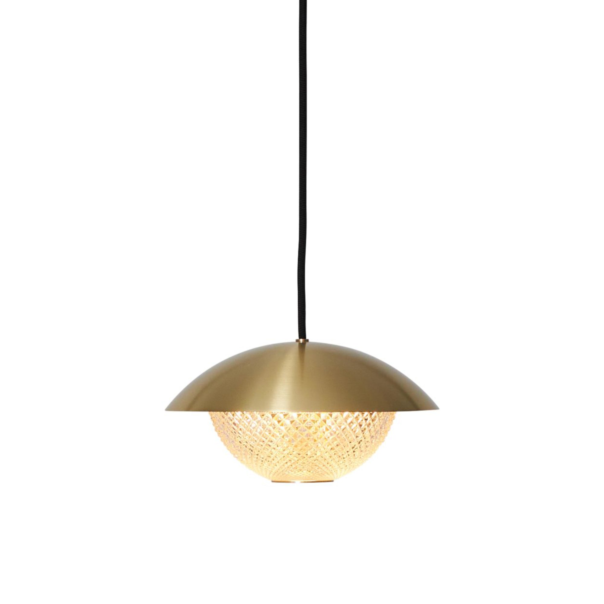 Grace Pendant Lamp - Brass/Crystal Class