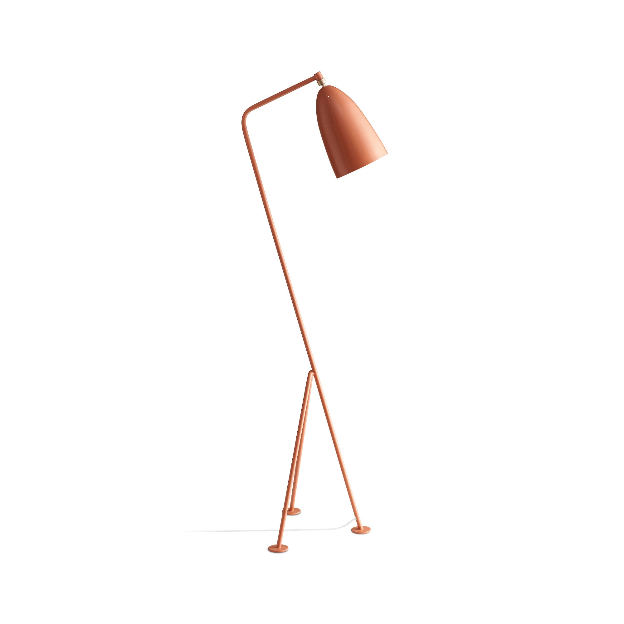 Grashoppa 10012182 Floor Lamp - Vintage Red Semi Matt