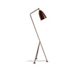 Grashoppa 10110908 Floor Lamp - Walnut Brown Glossy