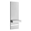 Grey 638 Mirror Console - Slate/Smoked Glass