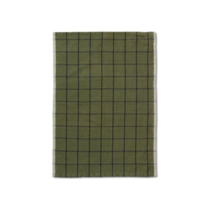 Hale Yarn Dyed Linen Tea Towels - Green/Black