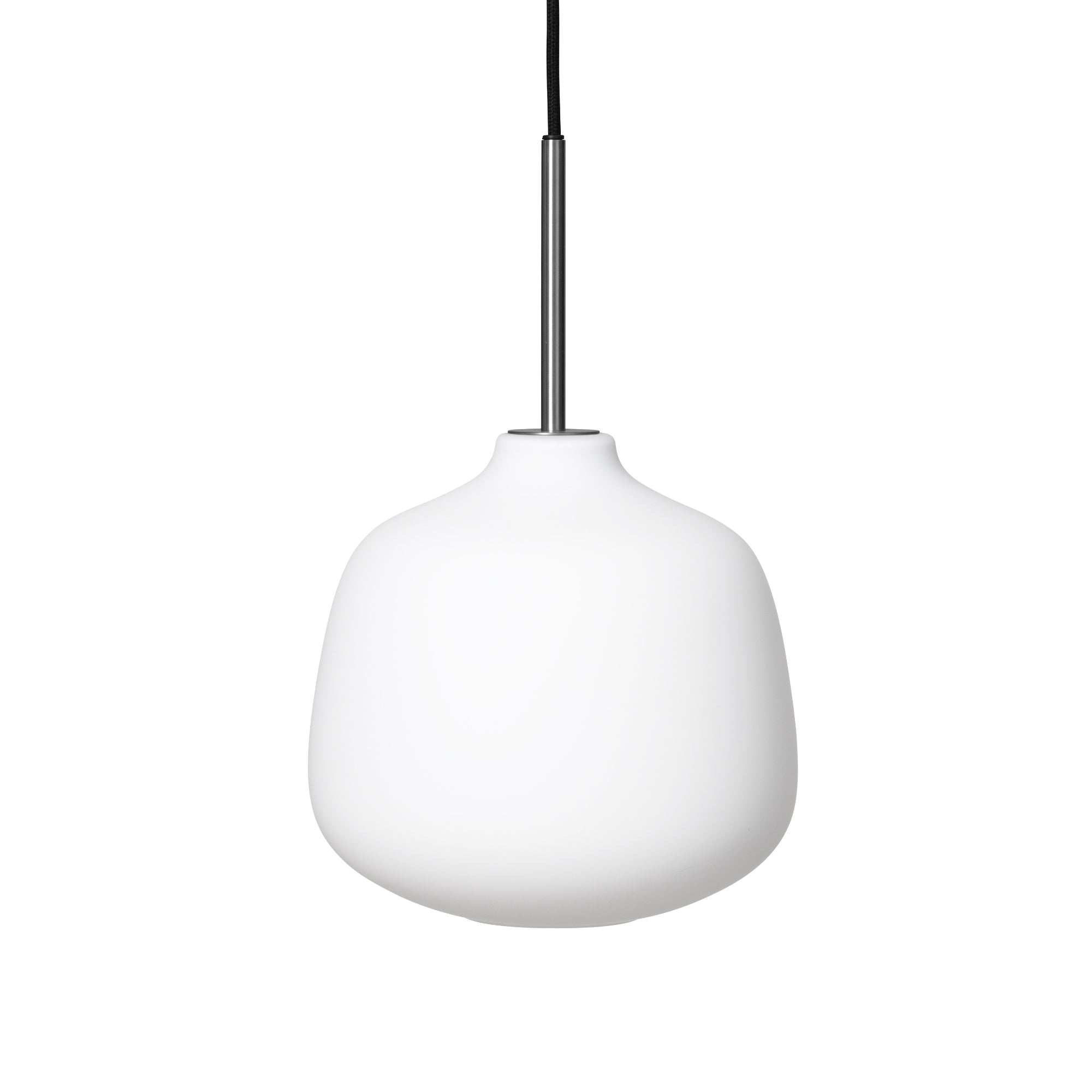 Holborn 1 Pendant lamp - Steel/Opal Glass