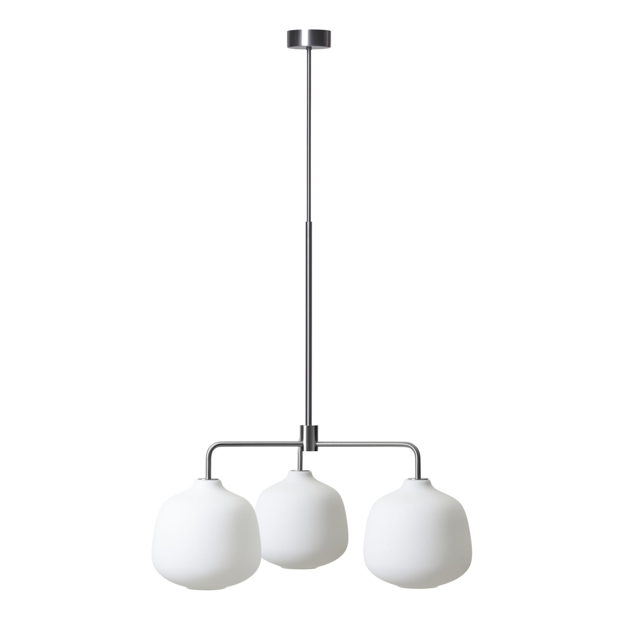 Holborn 3 1575 Pendant lamp - Steel/Opal Glass
