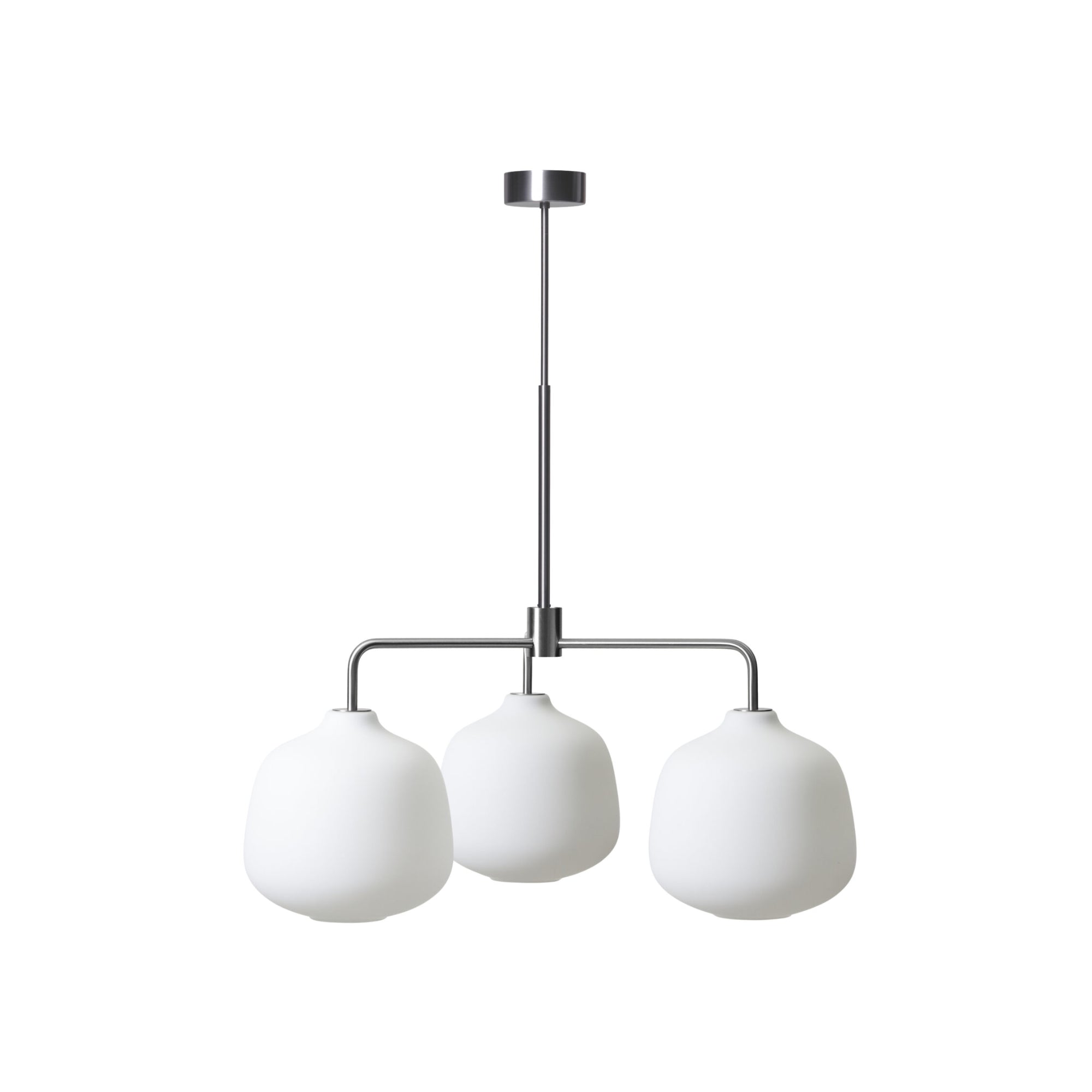 Holborn 3 975 Pendant lamp - Steel/Opal Glass