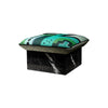 Hopi Ottoman - Marquina/Green