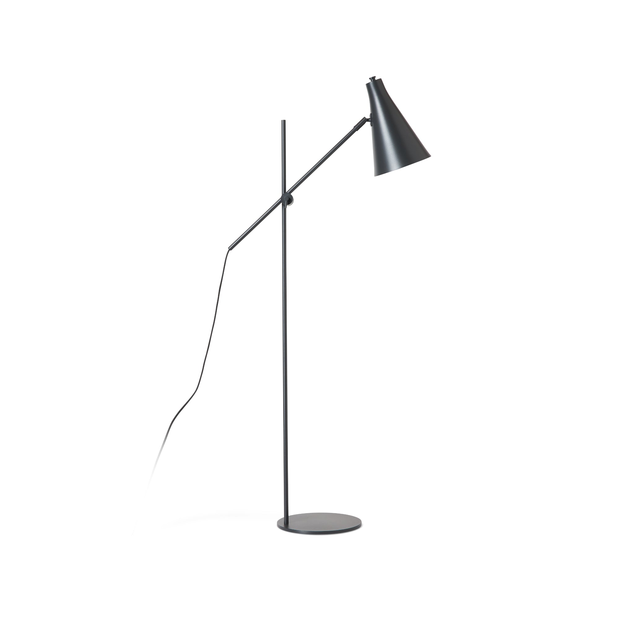 Hunter Grand Floor Lamp - Black Grey-1