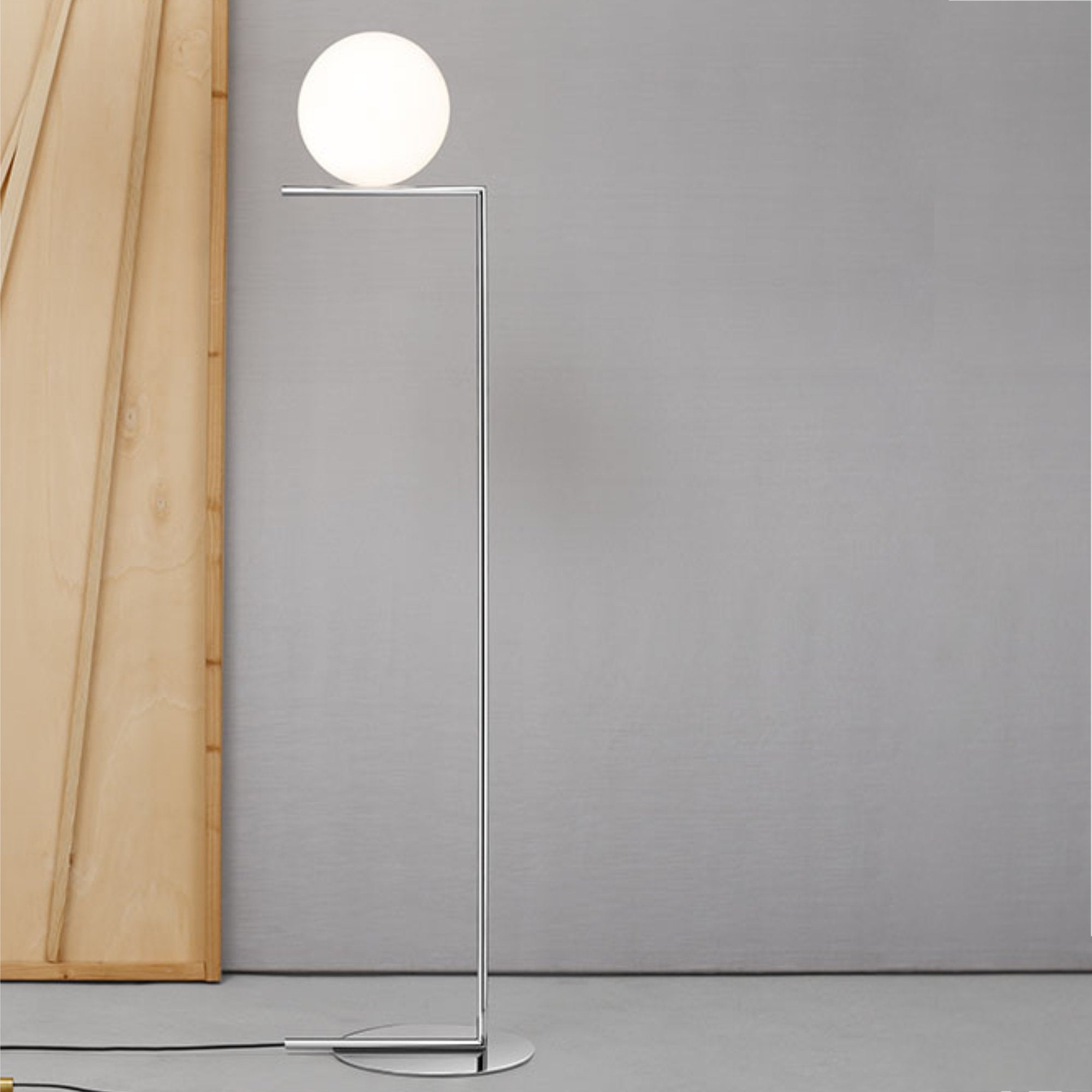 IC Lights 2 Floor Lamp - Chrome-2