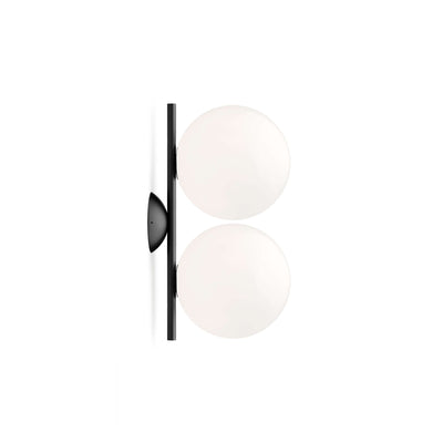 IC Lights C/W1 Double Ceiling/Wall Lamp - Black
