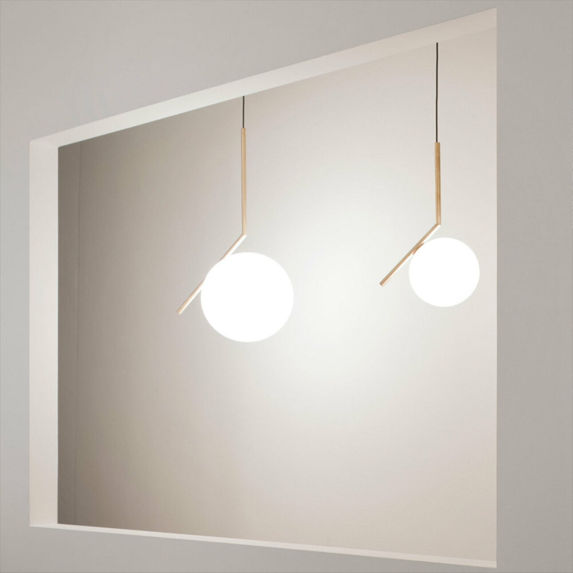 IC Lights 1 Pendant Lamp - Brass-3
