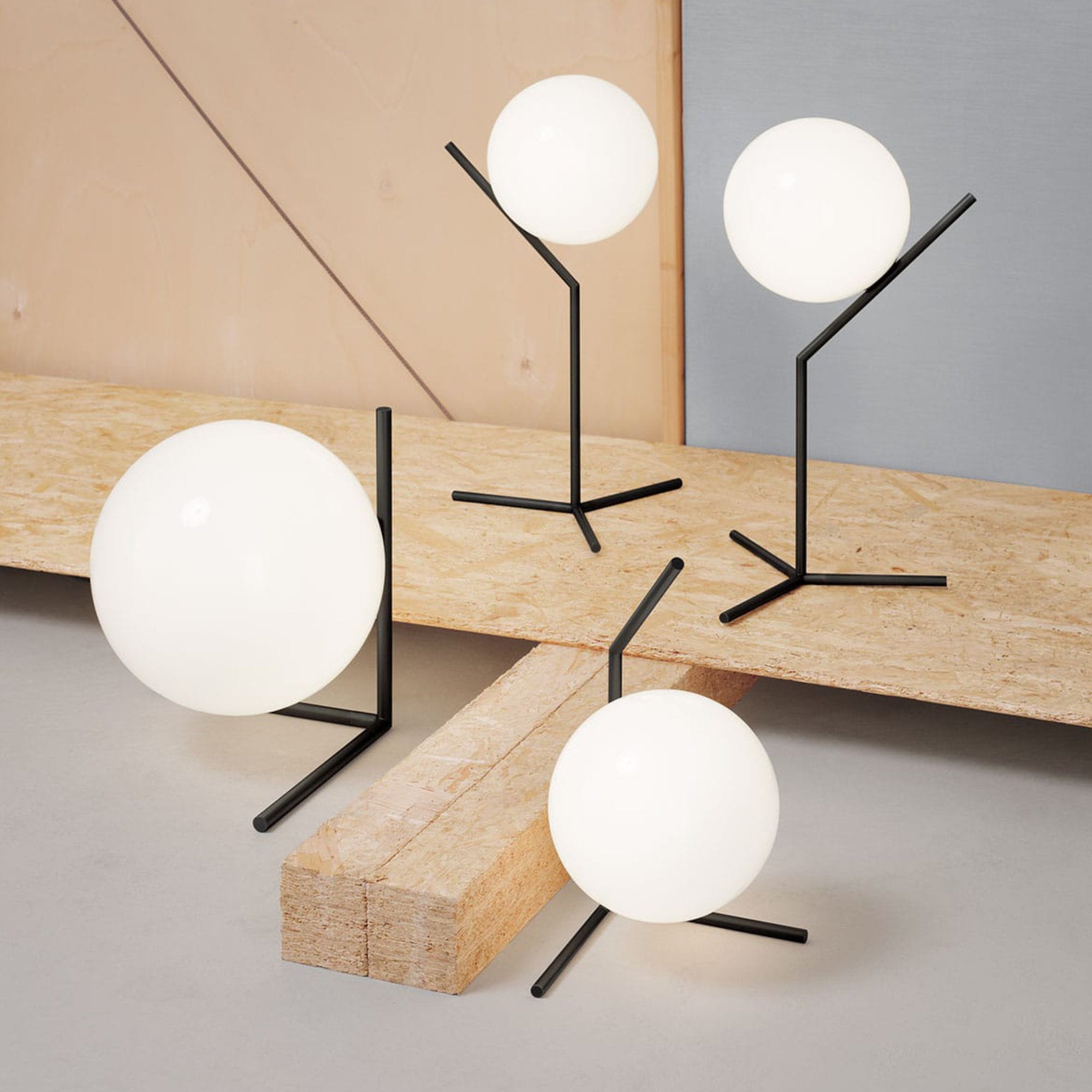 IC Lights 1 High Table Lamp - Black-3