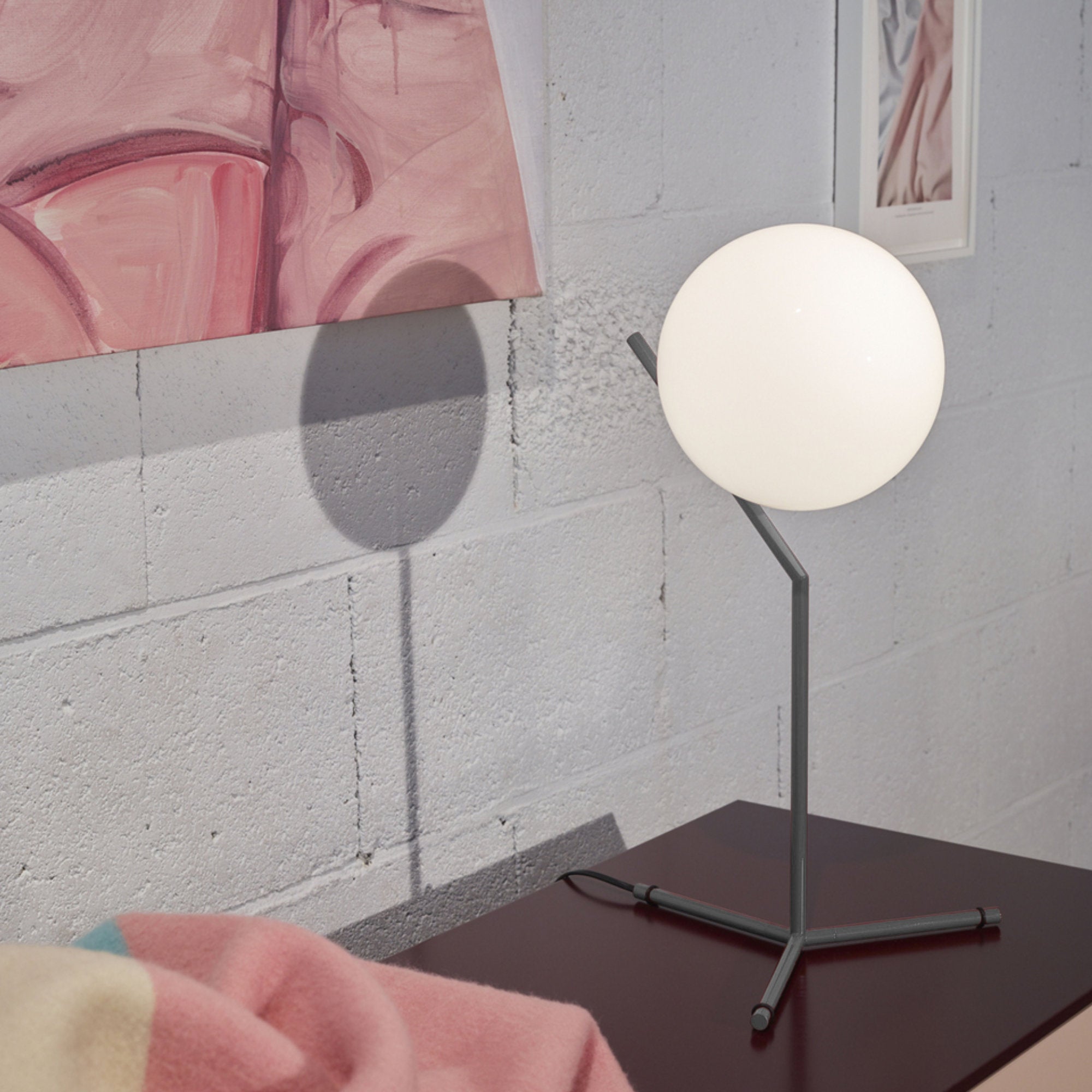 IC Lights 1 High Table Lamp - Chrome