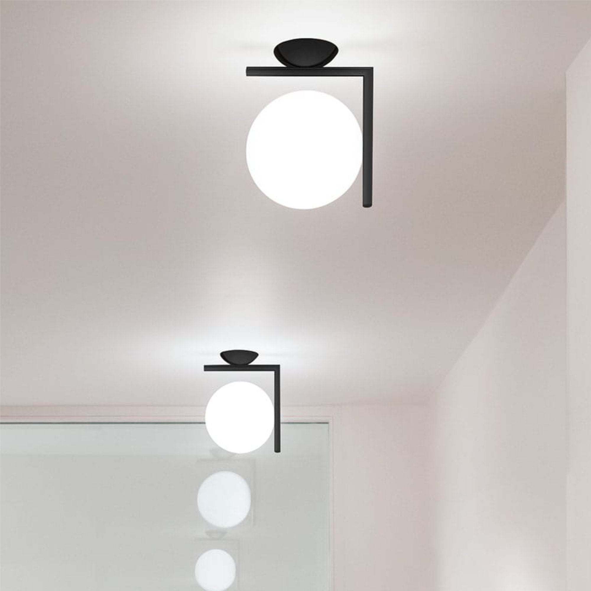 IC Lights 1 Ceiling-Wall Lamp - Black