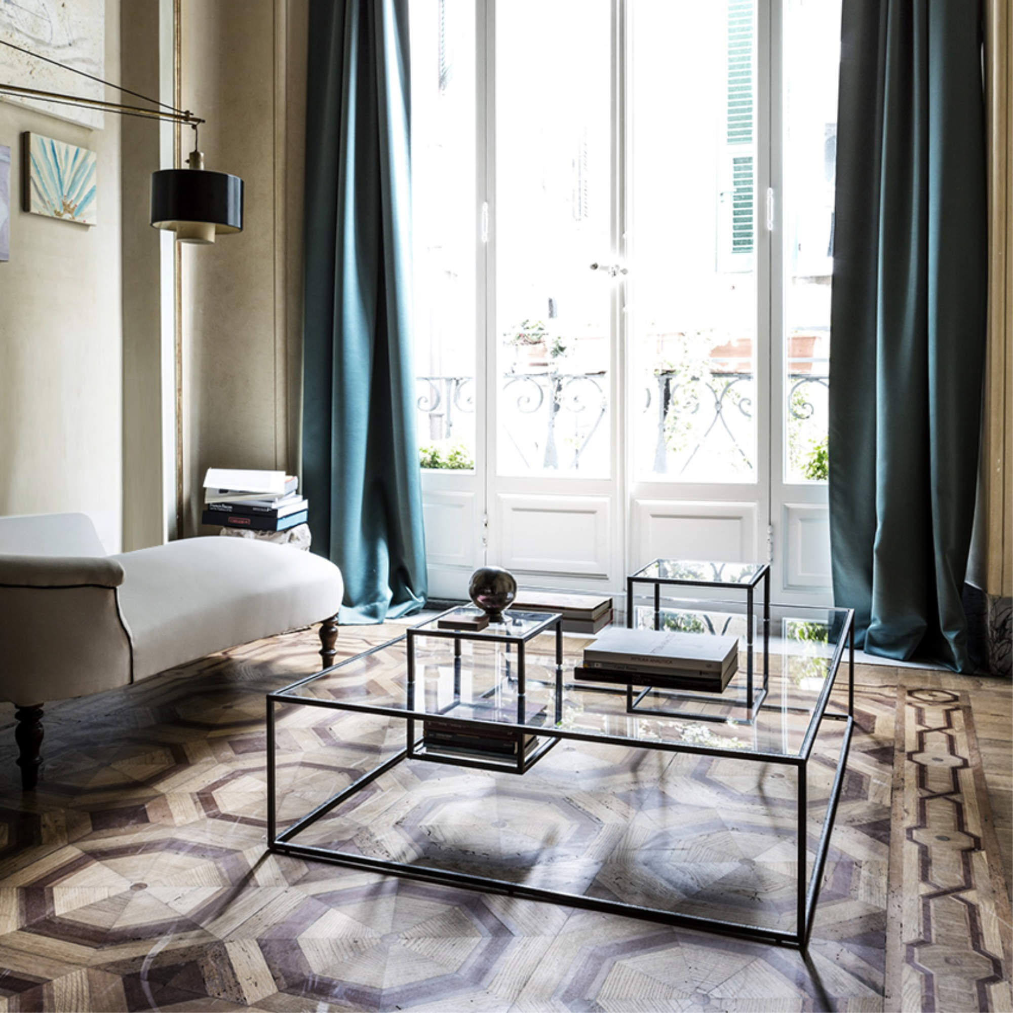 Illusion 130 Coffee Table - Glass