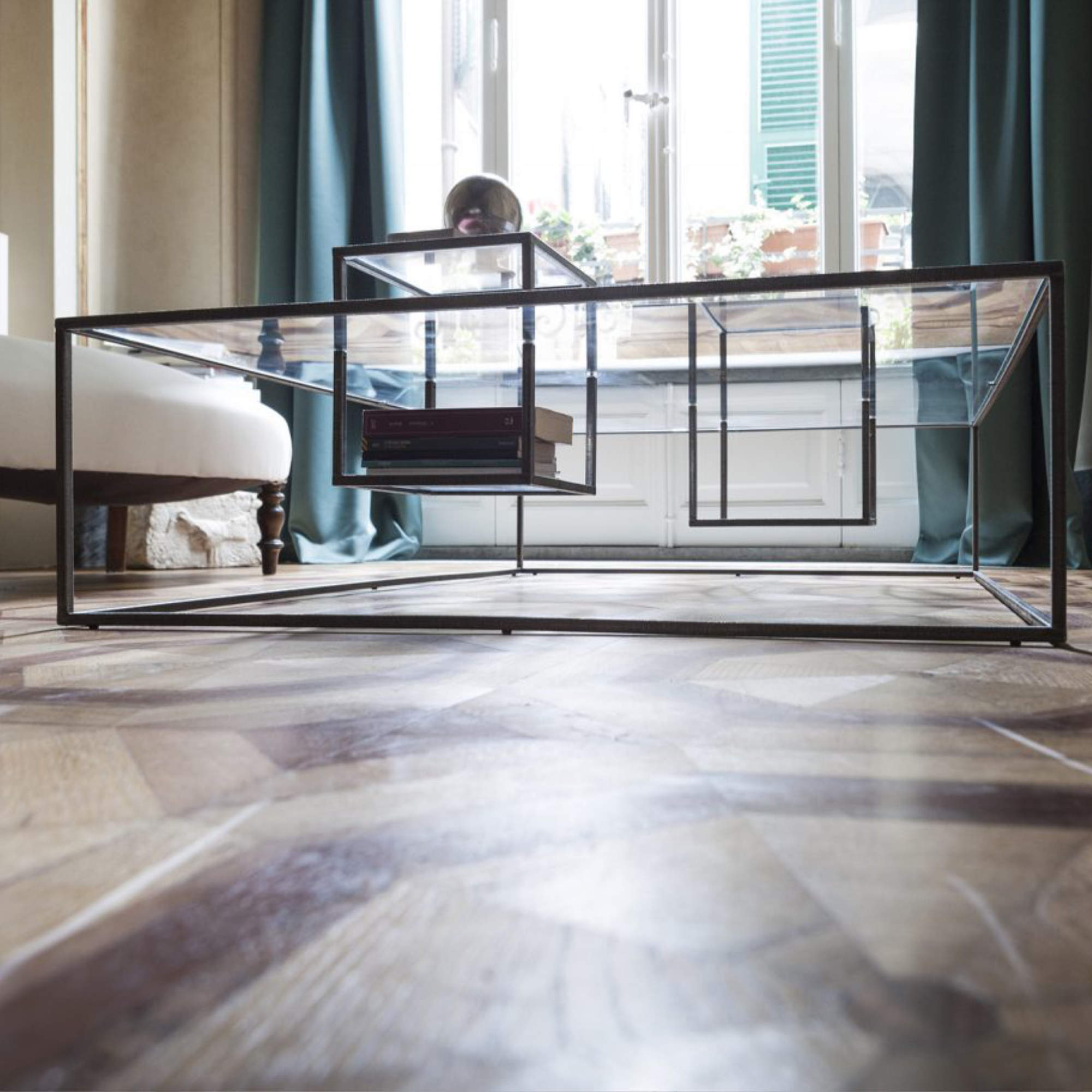 Illusion 90 Coffee Table - Glass-3