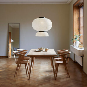 In Between SK5 Dining Table - Smoked Lacquered Oak