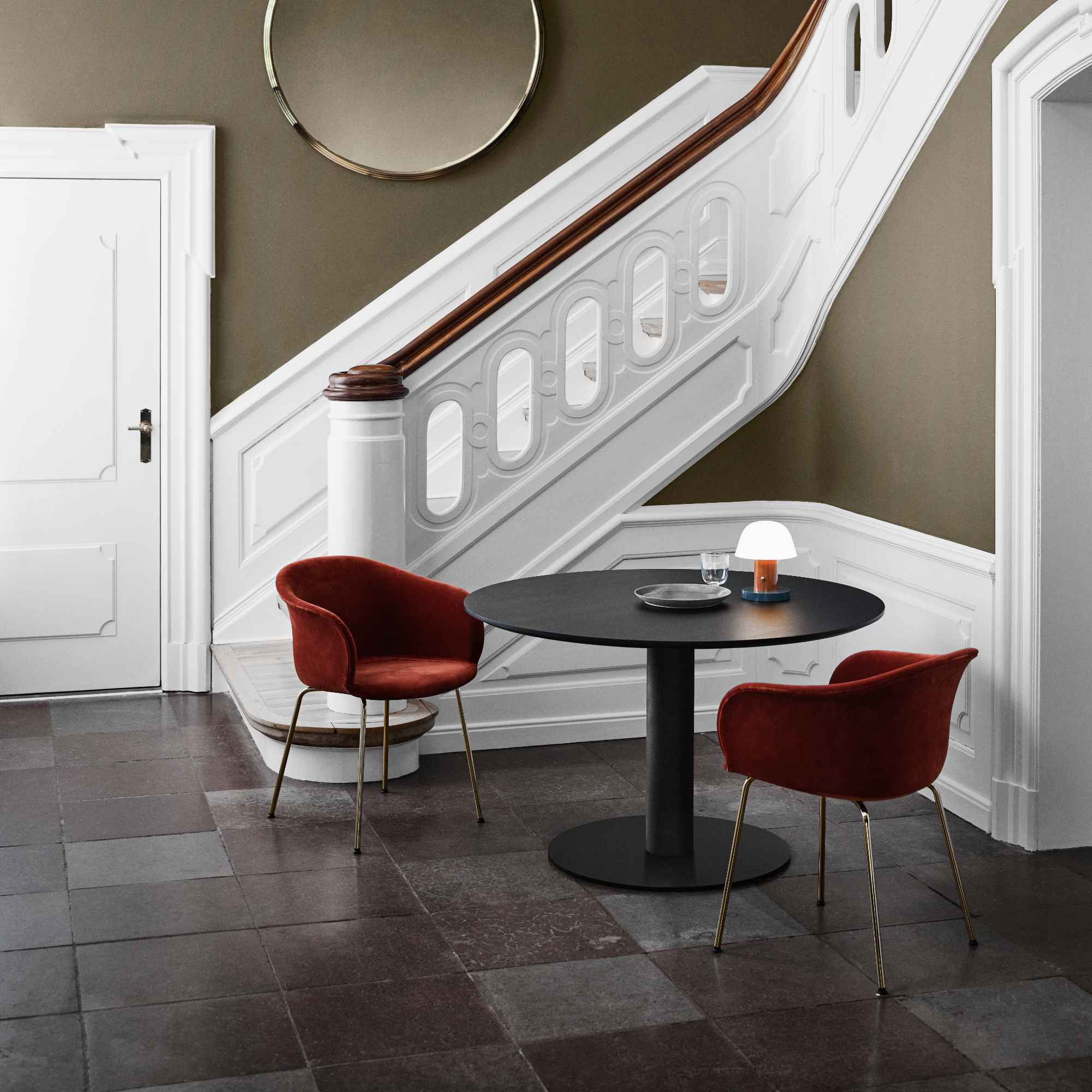 In Between SK12 Dining Table - Black/Black Lacquered Oak-5