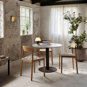 In Between SK18 Dining Table - Bronzed/Bianco Carrara
