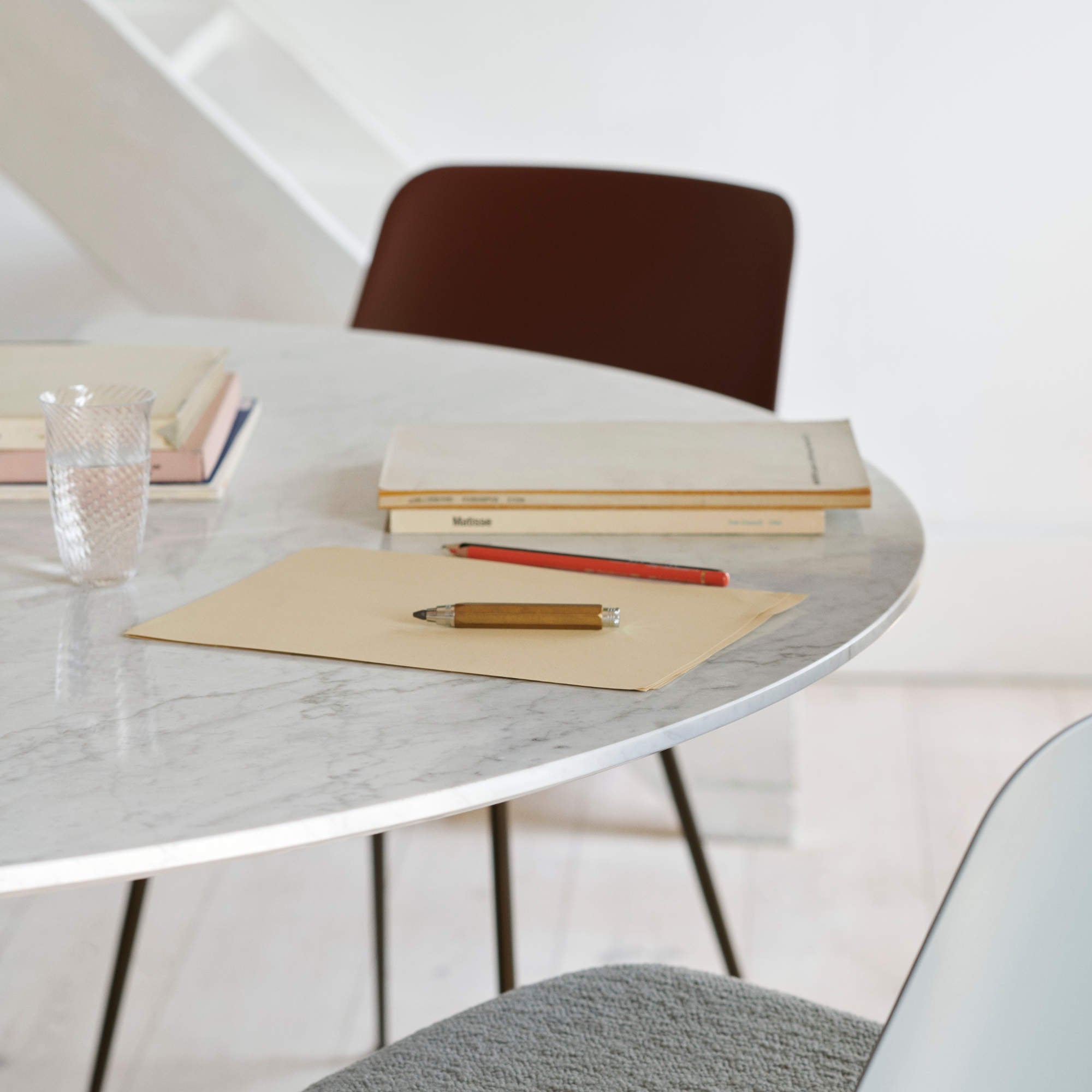 In Between SK20 Dining Table - Bronzed/Nero Marquina-3