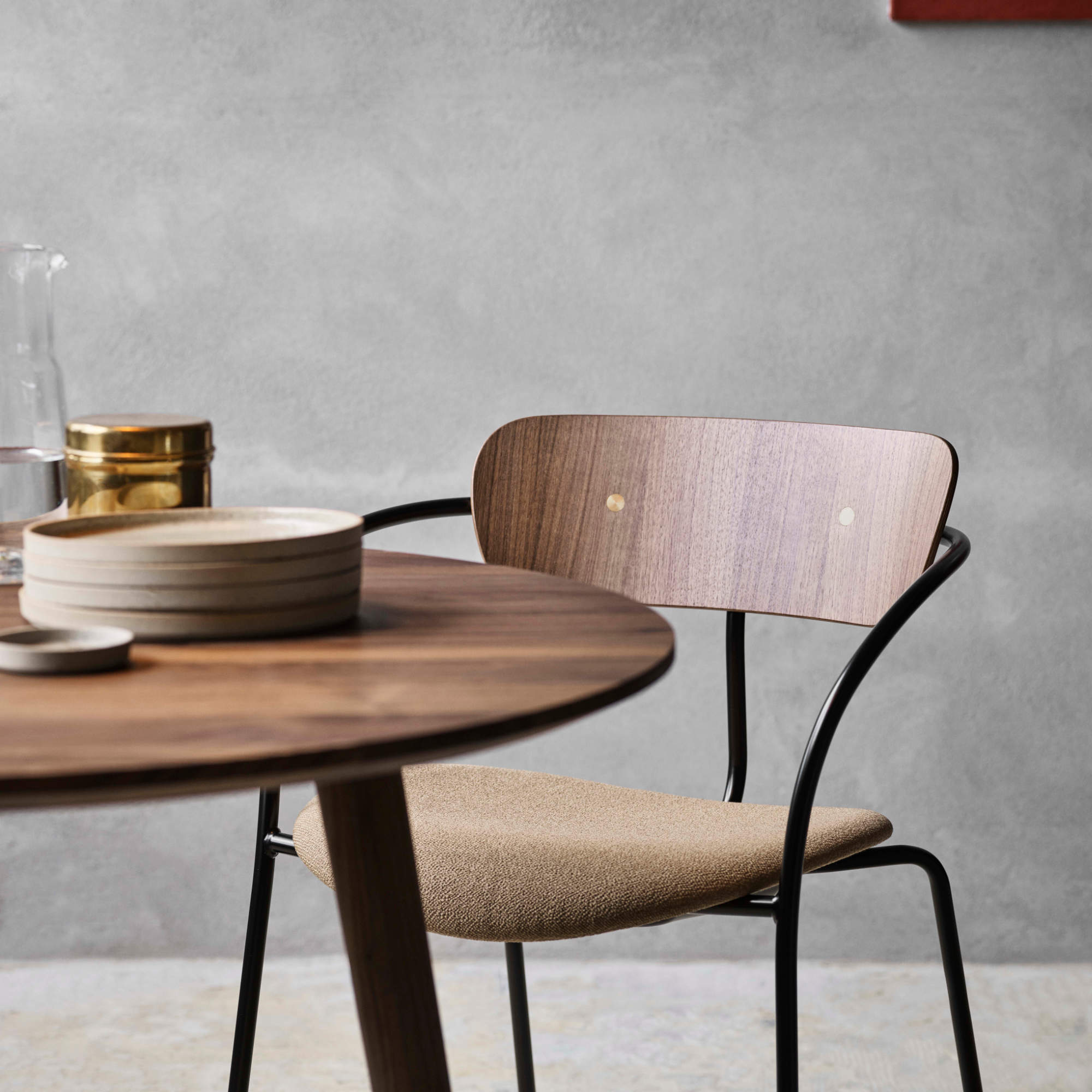 In Between SK3 Dining Table - Black Lacquered Oak-3