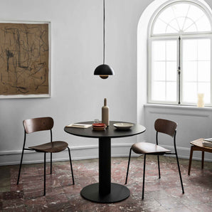 In Between SK11 Dining Table - Black Lacquered Oak