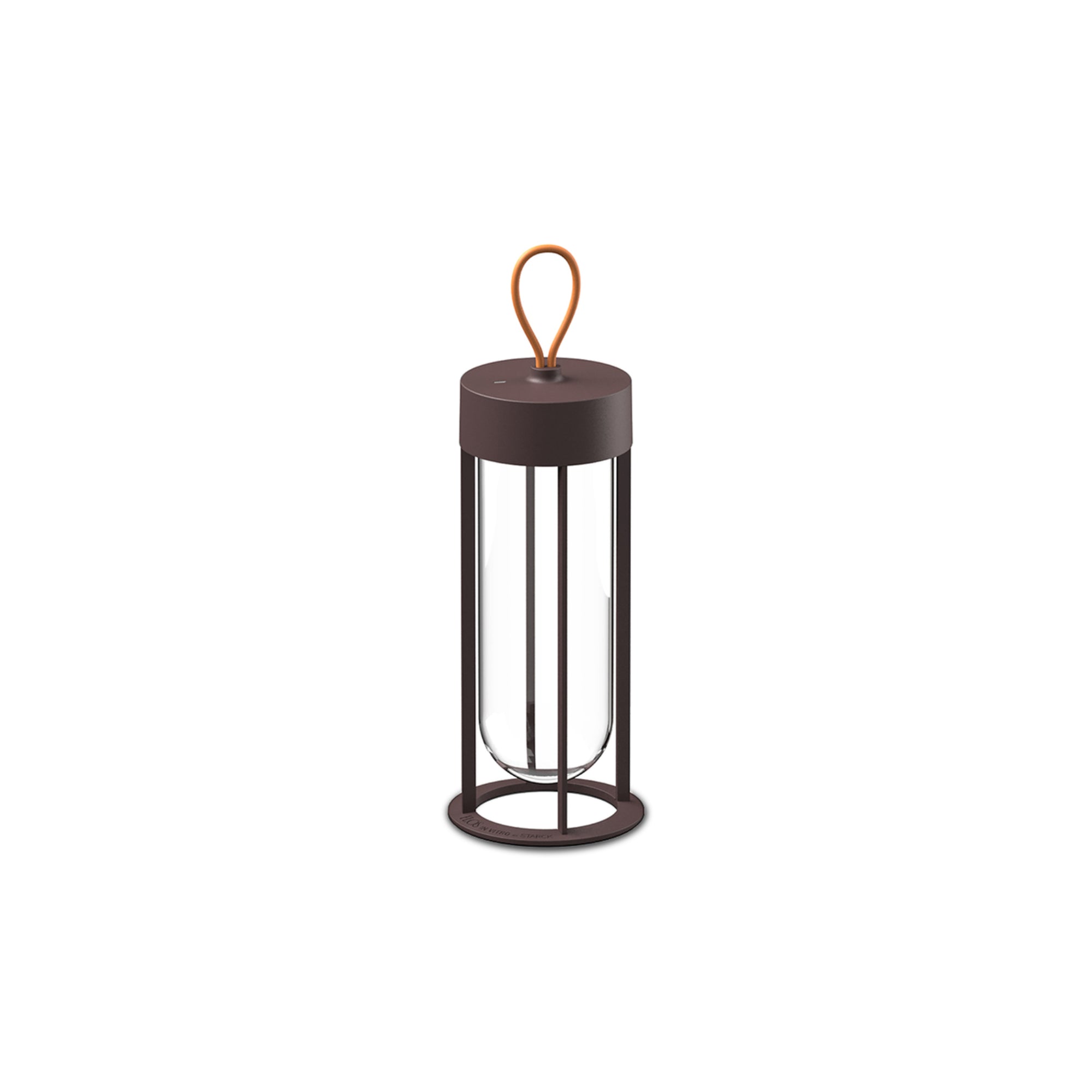 In Vitro Unplugged Portable Table Lamp - Deep Brown