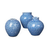 Ingrid Vase - Small/Insignia Blue/White (Set of 3)