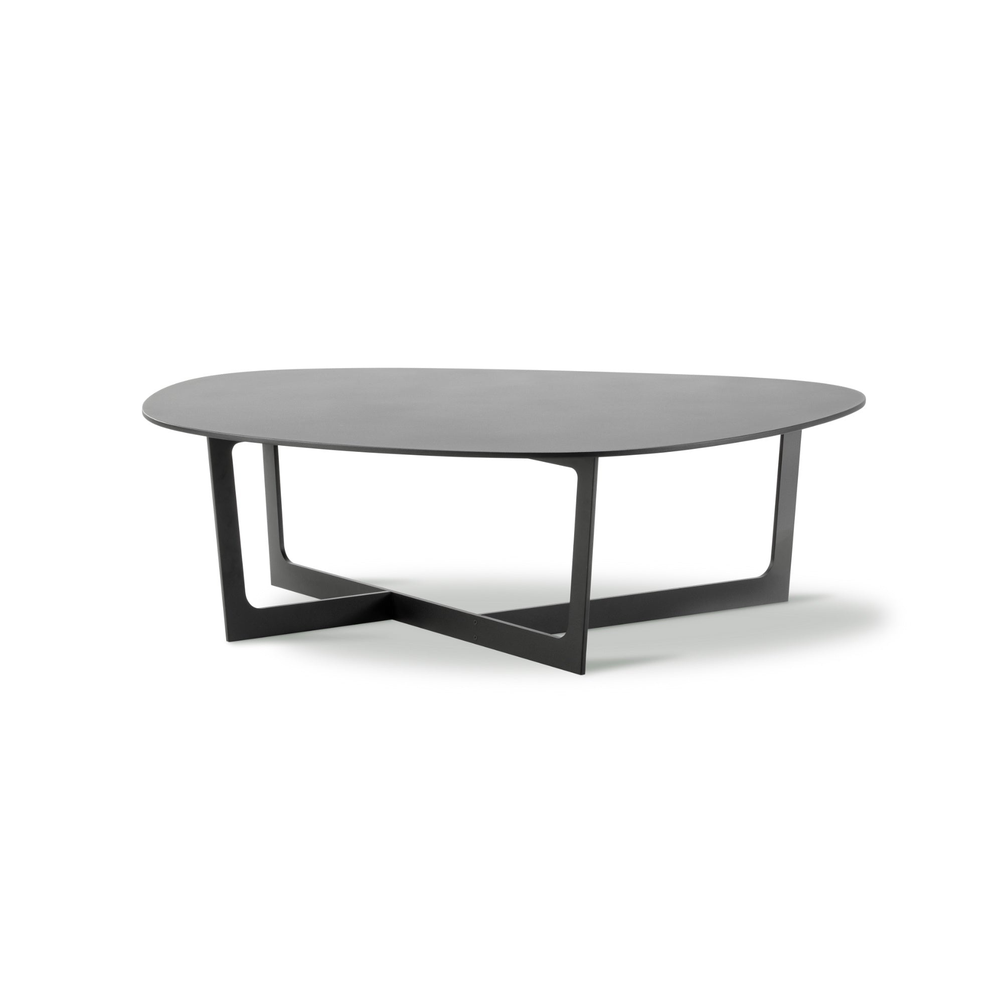 Insula 5192 Coffee Table - Black Aluminium