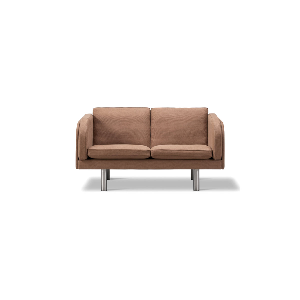 JG Sofa – 142x71 / Metal (Brushed Steel) / Fabric (Grand Linen 4803)-2