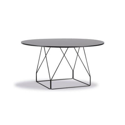 JG 6568 Dining Table - Black/Black Linoleum
