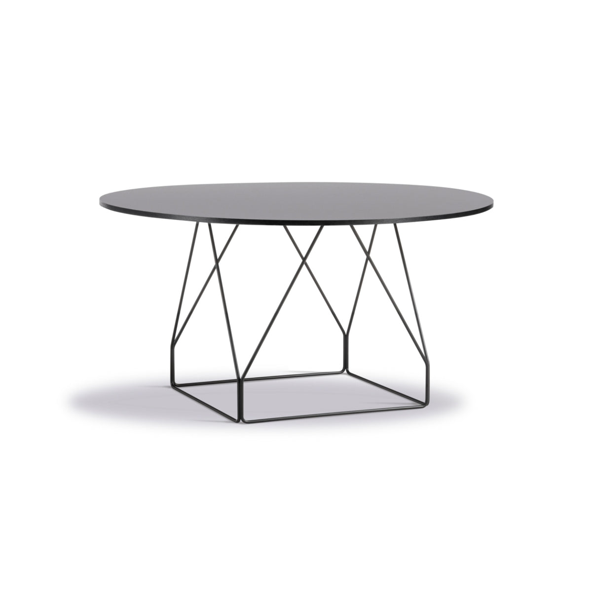 6568h Fredericia - JG 6568 Dining Table - Black/Black Linoleum – Designitch