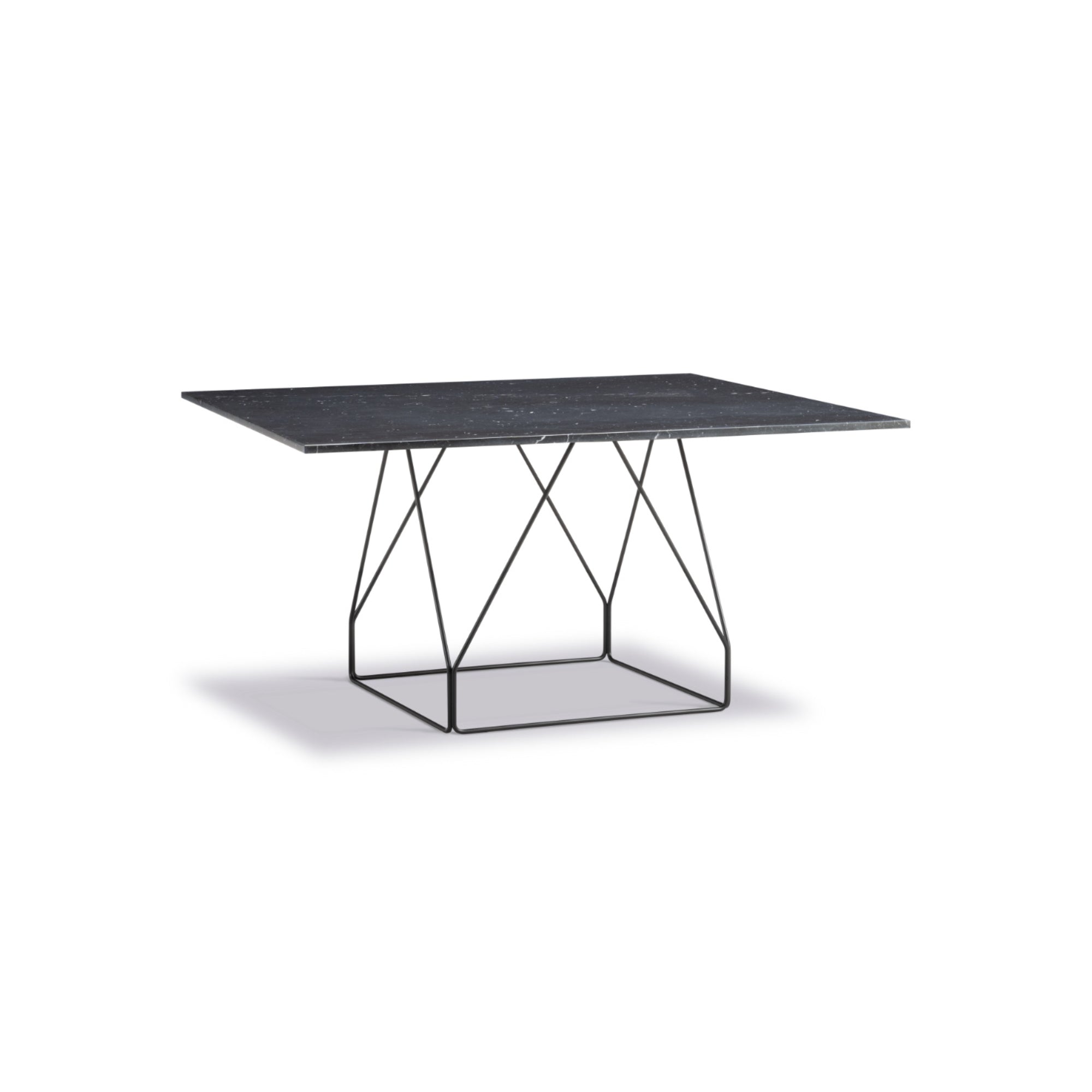 JG 6569 Dining Table - Black/Black Marquina-1