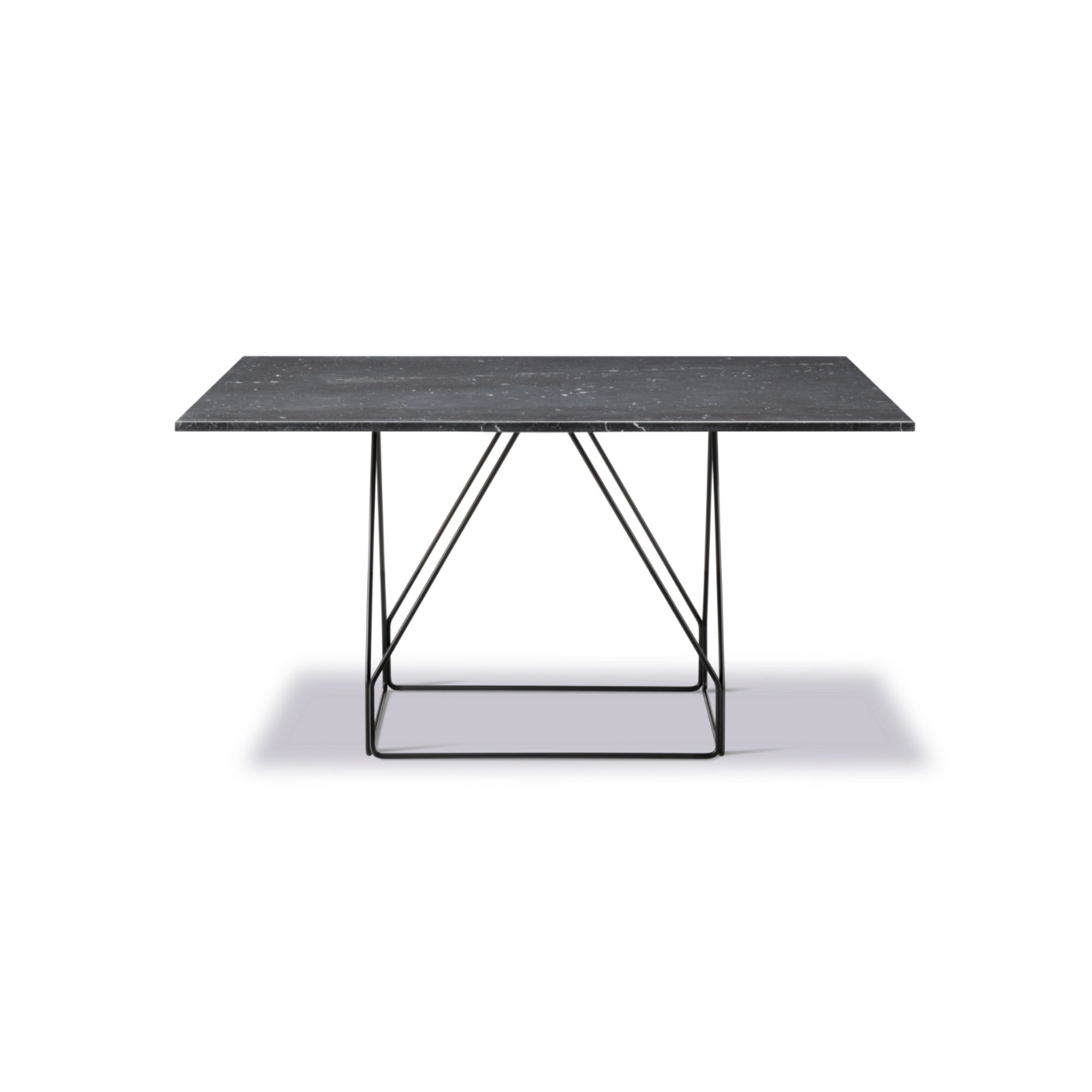 JG 6569 Dining Table - Black/Black Marquina-2