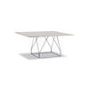 JG 6569 Dining Table -  Brushed  Steel/Grey Linoleum