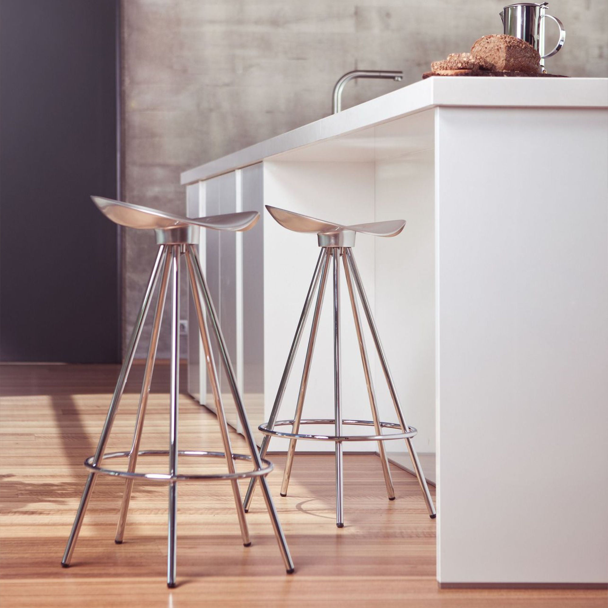 Jamaica 66 Counter Stool - Aluminum-2