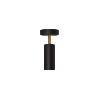 Joey Spot With Cup 190 Wall Lamp - Black/Brass