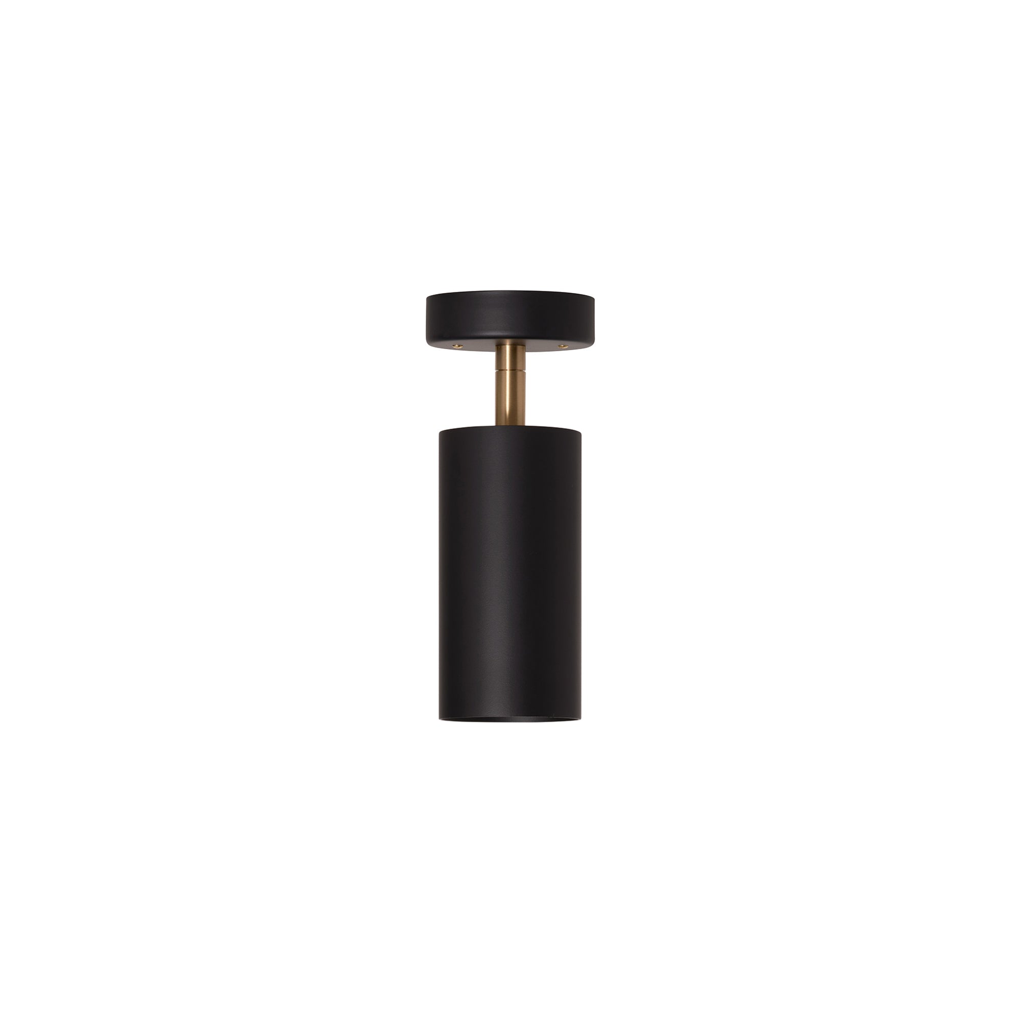 Joey Spot With Cup 220 Wall Lamp - Black/Brass-1