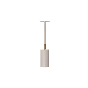 Joey Spot With Plate 385 Wall Lamp - White/Brass