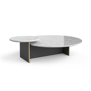 Ant 42 Coffee Table - Slate/White Marble